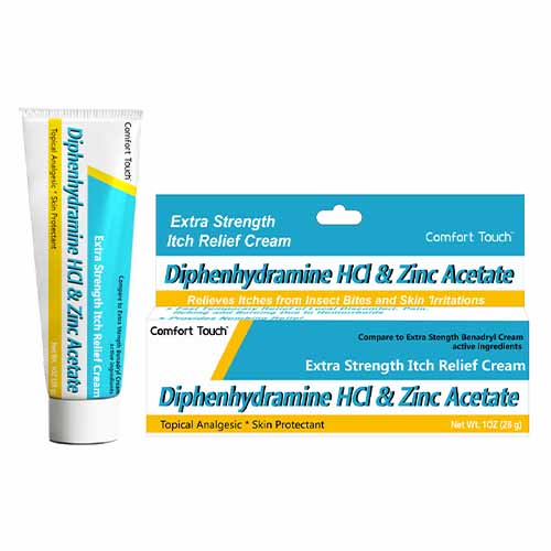 Diphenhydramine HCl & Zinc Acetate Cream