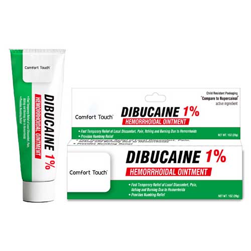 Dibucaine 1% Hemorrhoidal Ointment 1oz（28g）